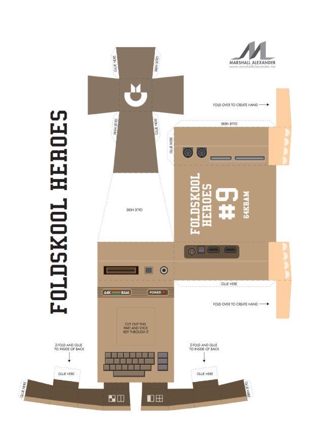 Blog_Paper_Toy_papertoys_Foldskool_Heroes_template_64KRAM_prev Foldskool Heroes – Marshall Alexander (x13)