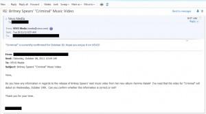 xp8qj8 La vidéo de Criminal serait disponible le 20 octobre