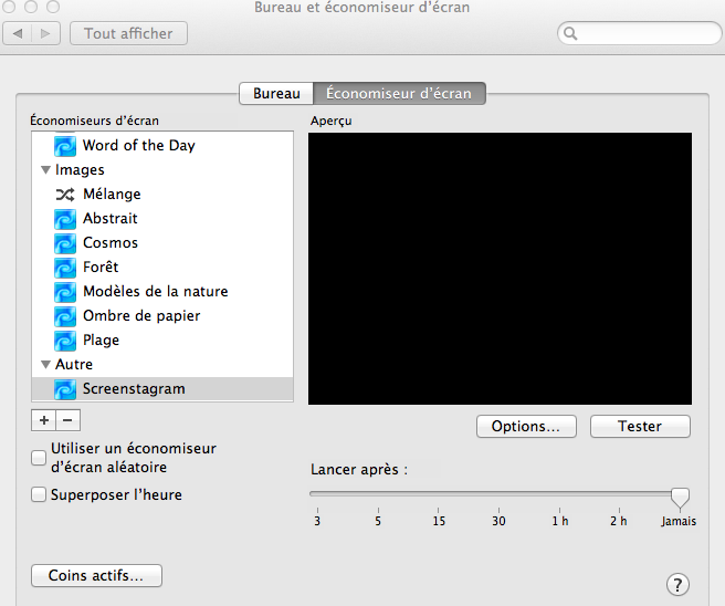 Screeny Shot 12 oct. 2011 14.30.191 Screenstagram: Instagram devient un économiseur décran pour votre Mac