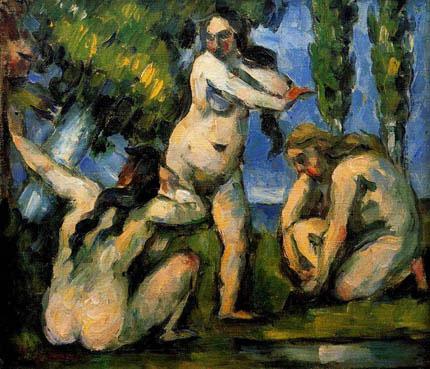 cezanne-TroisBaigneuses Cézanne et Paris, au musée du Luxembourg