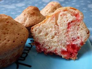 Muffins aux pralines roses P1020793