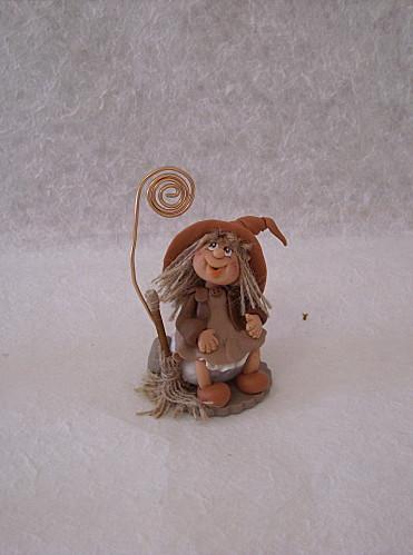 porte-photo ou mémo avec petite sorcière Photo 023-copie-2