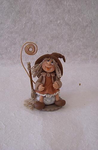 porte-photo ou mémo avec petite sorcière Photo 025-copie-2