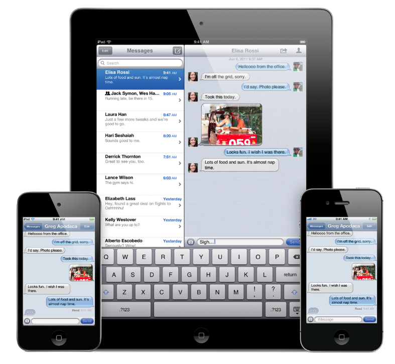 iMessage iPodTouch iPad iPhone4s iOS 5 : ce que vous devez savoir à propos de l’application Messages [iPhone   iPad]