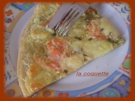 une pizza au saumon comme chez pizzapaille IMGP0578