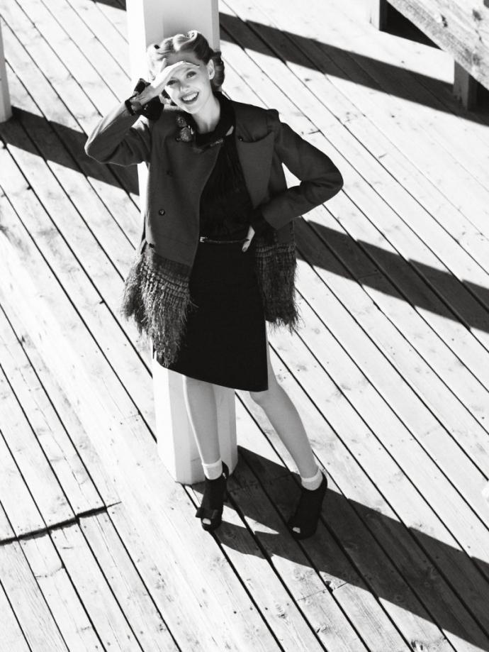 Frida Gustavsson par Andreas Öhlund pour Elle Suède photo Frida Gustavsson par Andreas ohlund pour Elle Suede 2