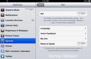 Siri bientot sur votre iPad 2 ! Siri bientot sur votre iPad 2 !