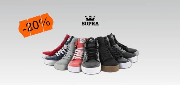supra ban  20% sur toute la nouvelle collection Supra!