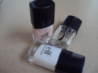 kit french manicure 2 elf La frenchy touch (raté) avec e.l.f