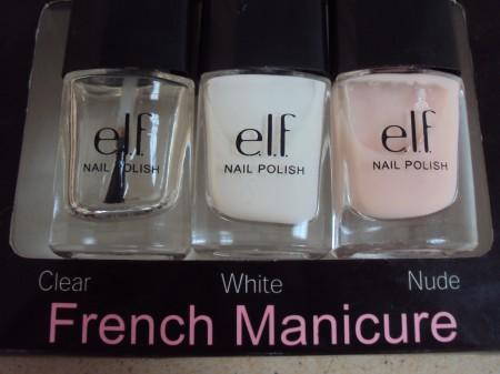 kit french manicure elf La frenchy touch (raté) avec e.l.f