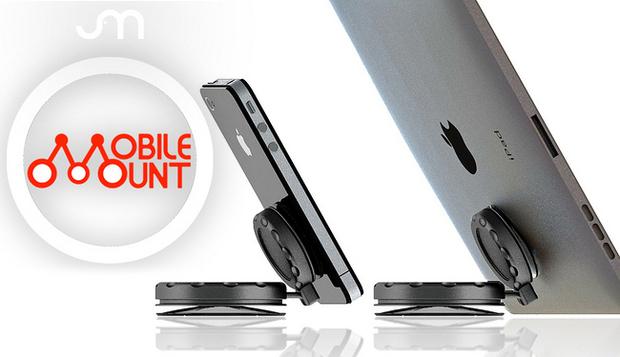 MobileMount un support ventouse pour iPad ou iPhone...
