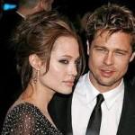 Acteur Brad Pitt avec son épouse Angelina Jolie