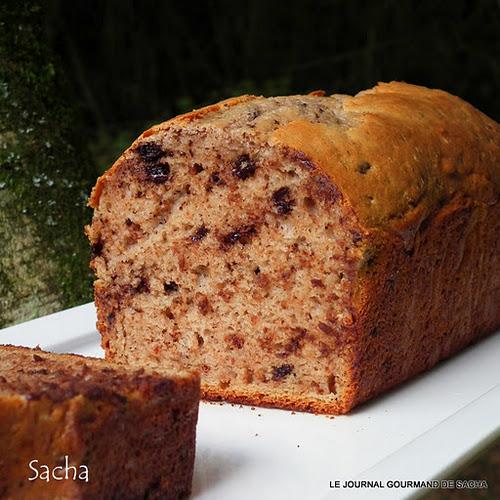 Cake à la crème de marron et pépites de chocolat noir Cake à la crème de marron et pépites de chocolat noir