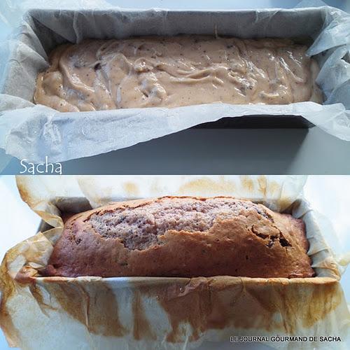 Cake à la crème de marron et pépites de chocolat noir Cake à la crème de marron et pépites de chocolat noir