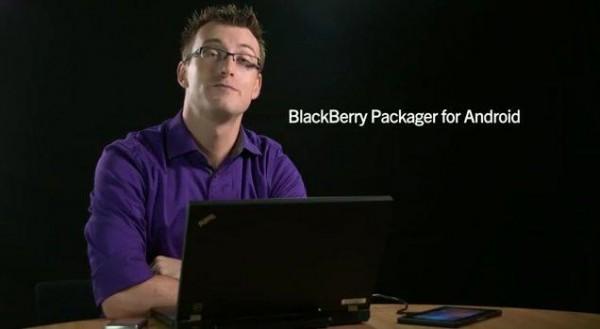 bb packager 600x329 Une vidéo de BlackBerry Packager for Android
