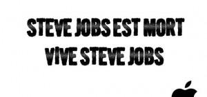 Steve Jobs est mort, vive Steve Jobs !