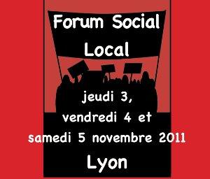 Forum Social Local 2011 Lyon Forum Social Local 2011 Lyon