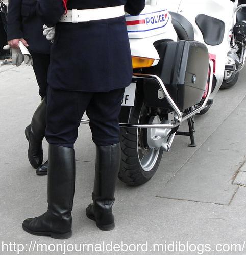Photos du jour - Bottes Bottes motard Police Nationale 01