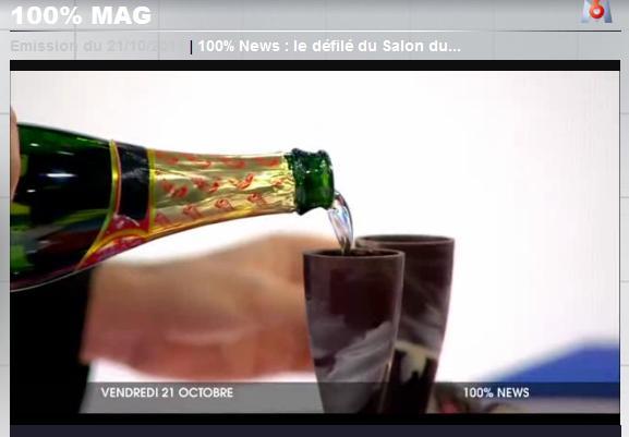 flutes Nos flûtes en chocolat dans 100% Mag sur M6