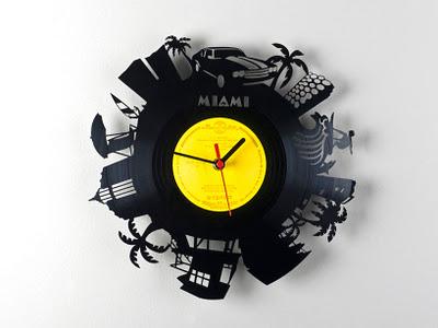 Horloges Vinyl à l'heure des villes du monde