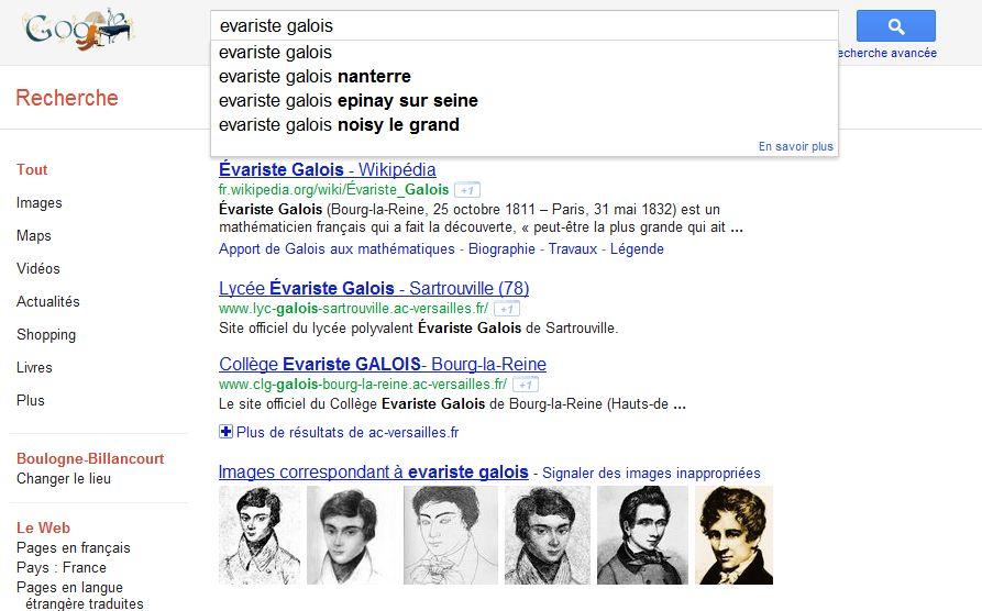 Pas étonnant que ce soir les anciennes municipalités communistes qui disposent de lycées Evariste Galois Evariste Galois