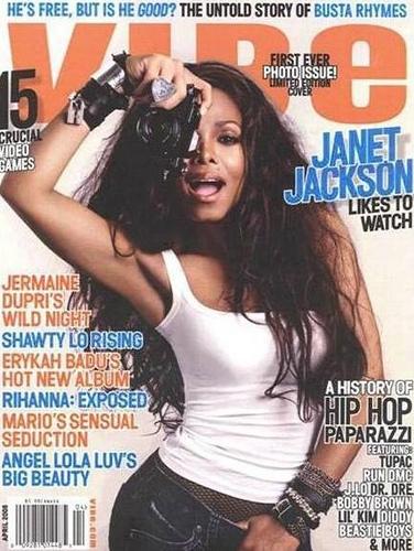 Janet Jackson en couverture du magazine Vibe