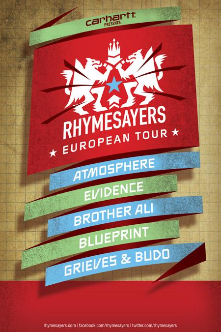 Rhymesayers European Tour 11 feat. EVIDENCE « Cats & Dogs » Album