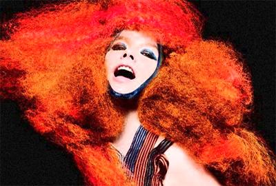 Björk, la rousse qui décoiffe !!