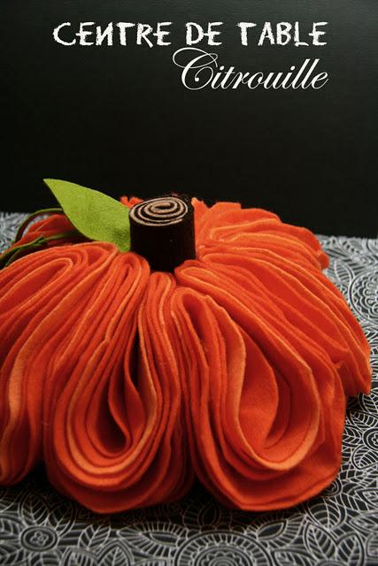 Citrouilles en feutrine Citrouilles en feutrine