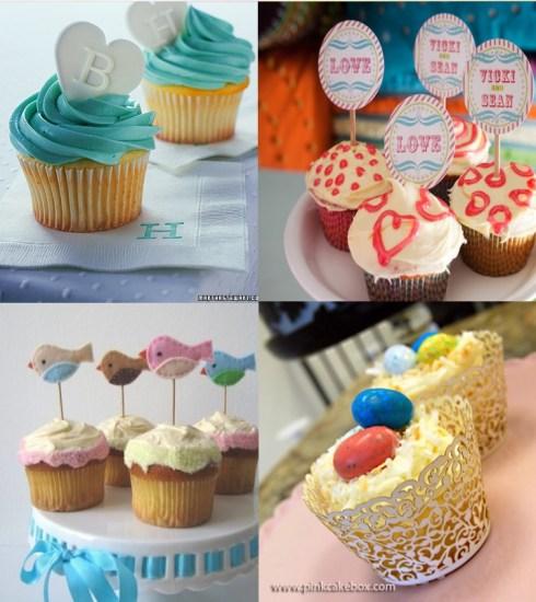 cupcake-idees Cupcakes de mariage: bien les présenter