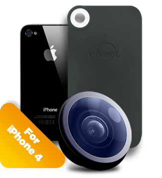 Objectif Fisheye pour iPhone 3G, 3GS, 4 et 4S