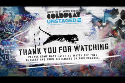 Coldplay, Corbijn, Youtube, VEVO et American Express
