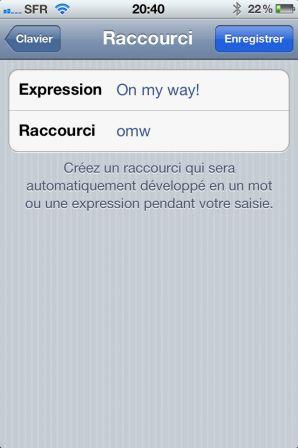 raccourcis clavier sur iphone raccourcis clavier sur iphone 5 nouveautés iOS 5 à connaître
