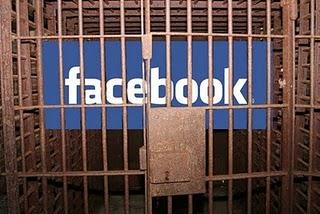 la condamnation de l'utilisateur de facebook prison