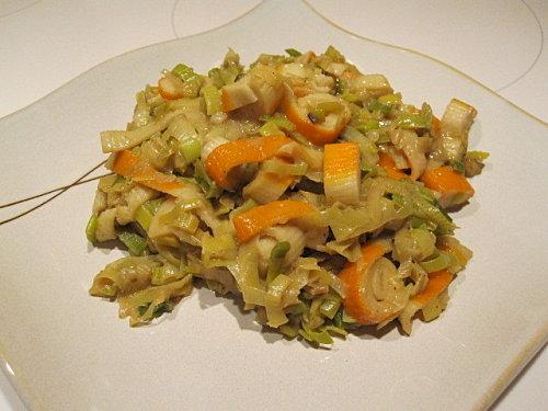 fondue de poireaux et surimi au lait de coco IMG_0270.JPG