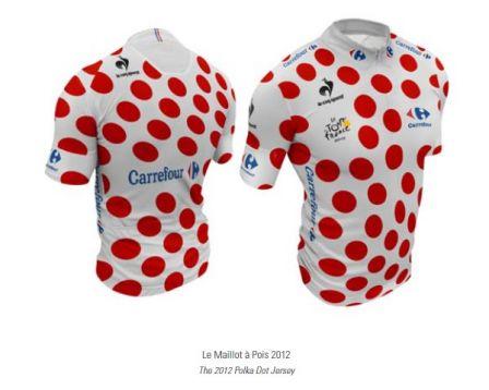 Maillot du meilleur grimpeur Tour de France 2012