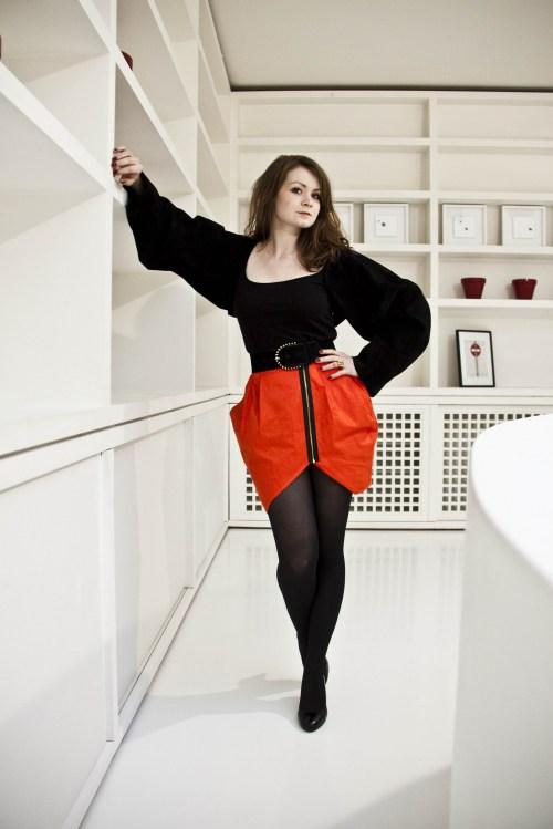 jupe rouge customisation4 2 ans du blog! Rétrospective : Le rouge