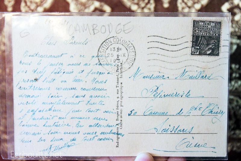 Une carte postale des années 1930, témoignage du colonialisme français