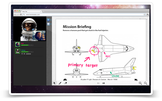 slideDistance slideDistance LiveMinutes un service de conférence Web gratuit tout simple