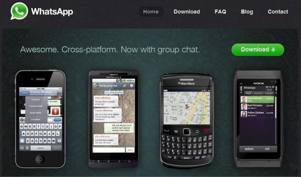 whatsapp whatsapp 600x354 Un milliard de messages par jour pour WhatsApp