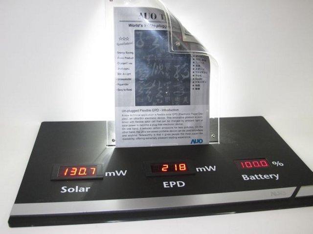 auo-paper-batt auo paper batt AUO : e paper flexible doté de capteurs photovoltaïque