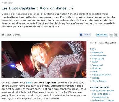 Les nuits capitales à Paris Les nuits capitales à Paris