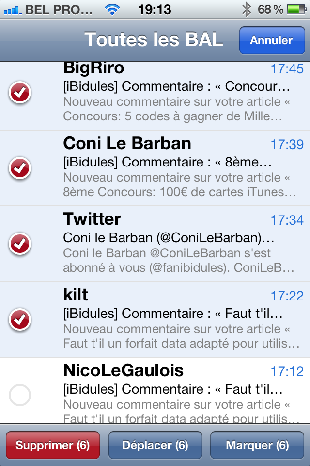 Mini-Tuto: Marquer plusieurs mails comme lus sur iOS5