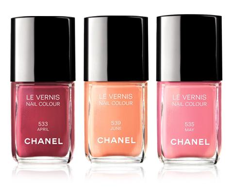 Chanel: vernis April, May, June