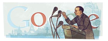 André Malraux à l'honneur... Doodle google.