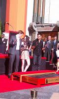 Premières photos de Rob, Kristen et Taylor sur Hollywood bld