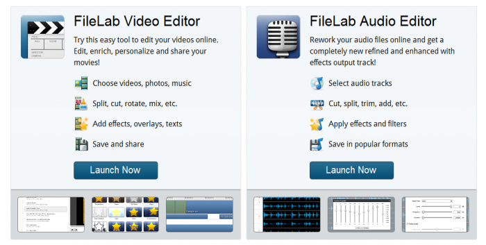 filelab 2 700x353 Editeur vidéo et audio en ligne : Filelab ...