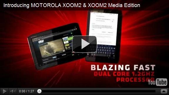Motorola dévoile deux tablettes au lieu d'une, Xoom 2 et Xoom média édition