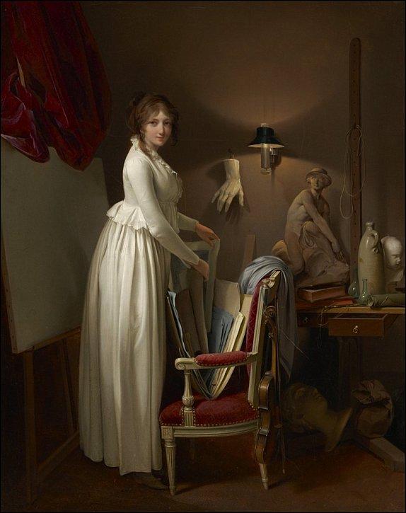 louis leopold boilly femme artiste dans son atelier