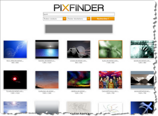 Pixfinder : Recherche de wallpaper